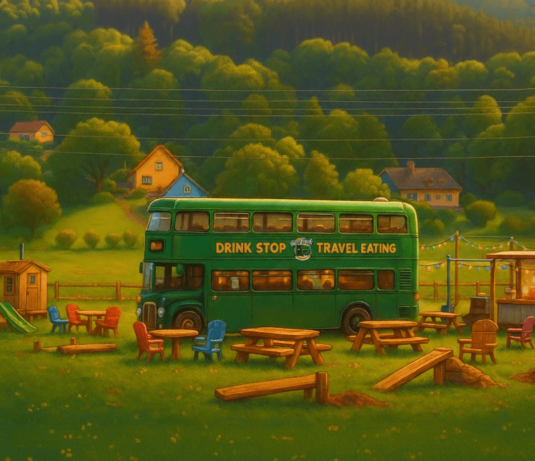 Le Bus Track - Restaurant bus à impériale alsacien